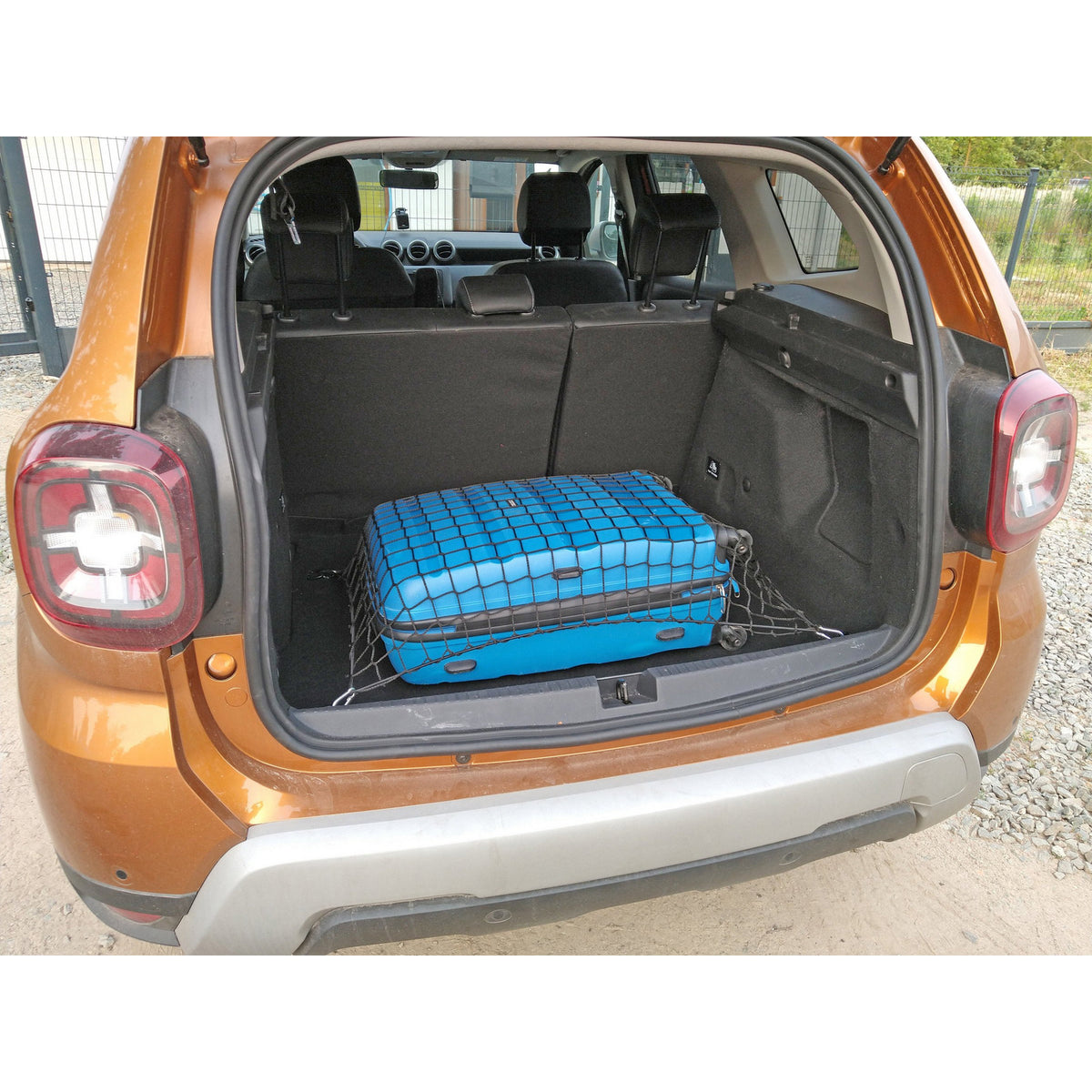 Autosiatki Kofferraumbodennetz Netz Gepäcknetz für Dacia Duster 2 2018