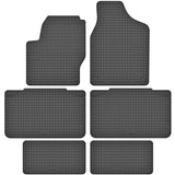 AGCP Passform Gummi Fußmatten Set für Ford Galaxy 1995 - 2006 und Seat Alhambra 1995 - 2010 und Volkswagen Sharan 1995 - 2010