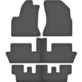 AGCP Passform Gummi Fußmatten Set für Citroen C4 Picasso 1 2006 - 2013 und Peugeot 5008 2009 - 2017