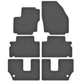 AGCP Passform Gummi Fußmatten Set für Ford Galaxy 2006 - 2015 und Ford S-Max 2006 - 2014