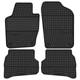 Prismat Passform Gummi Fußmatten Set für Volkswagen Polo 5 2009 - 2017 und Seat Ibiza 4 2008 - 2017