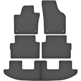 AGCP Passform Gummi Fußmatten Set für Seat Alhambra 2010 - 2021 und Volkswagen Sharan 2010 - 2021