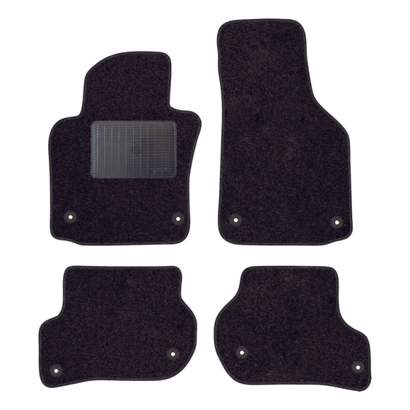 AGCP Passform Autoteppiche Fußmatten Set für Seat Toledo 3 2004 - 2009