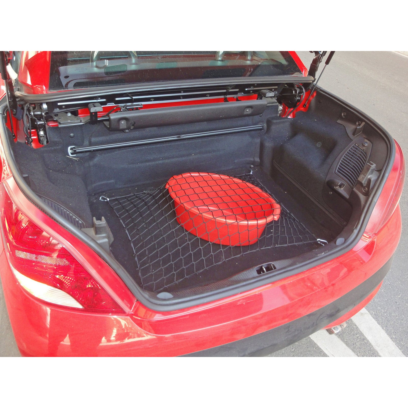 Autosiatki Kofferraumbodennetz Netz Gepäcknetz für Peugeot 207 CC 2006 –