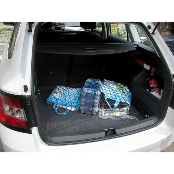Autosiatki Kofferraumbodennetz Netz Gepäcknetz für Skoda Fabia 3 Combi 2014 - 2020