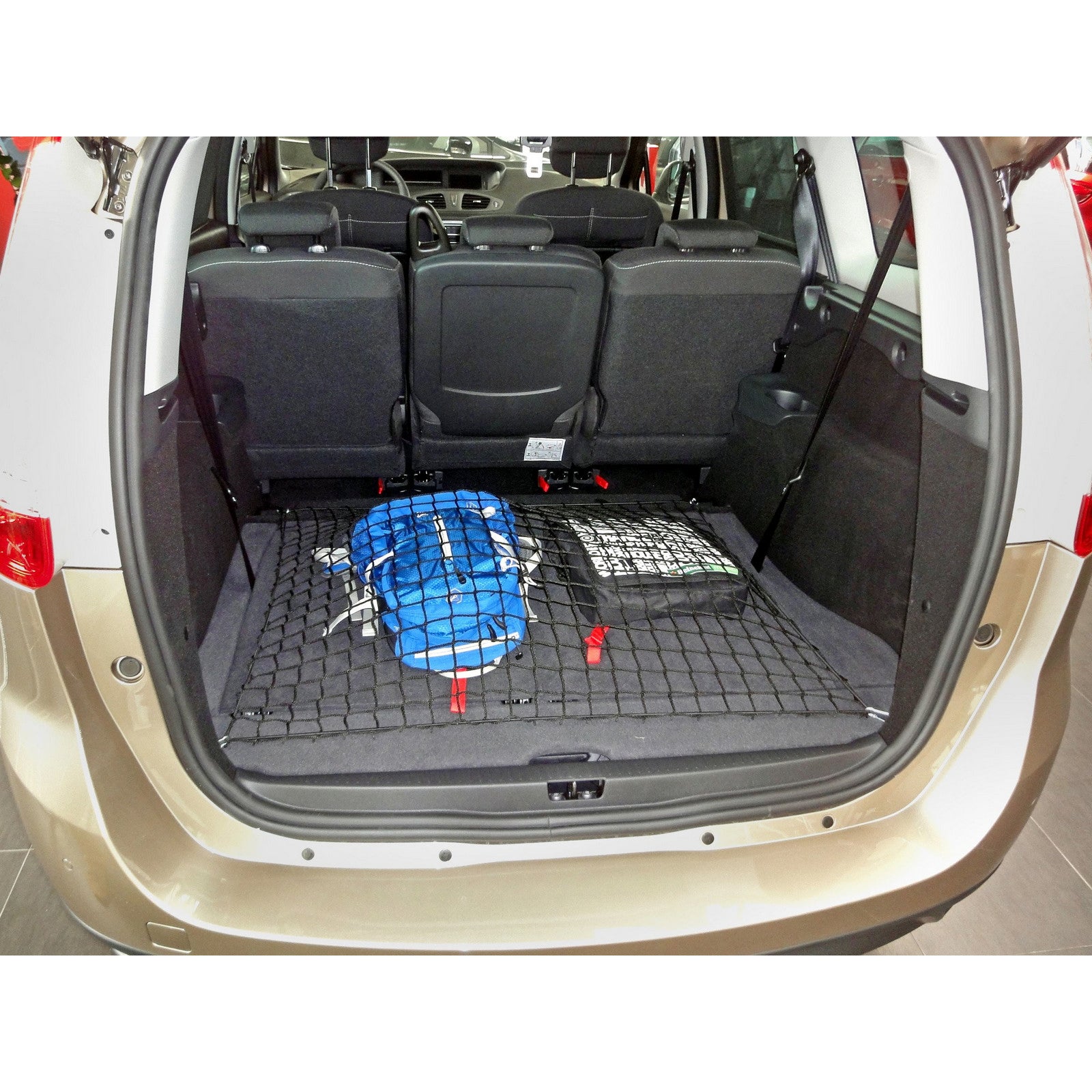 Autosiatki Kofferraumbodennetz Netz Gepäcknetz für Renault Grand